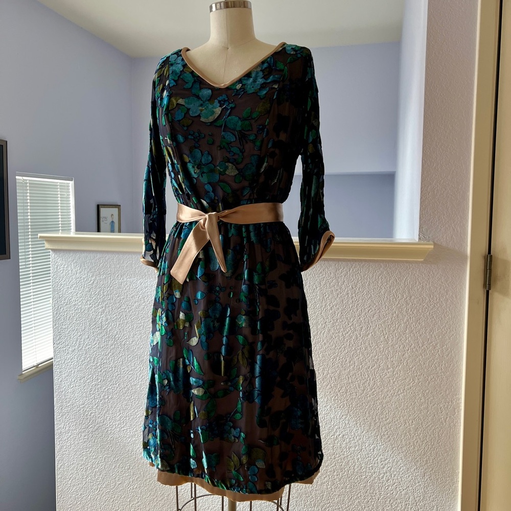 Velvet Burnout Dress